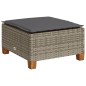 vidaXL Set de sofás de jardín 7 pzas con cojines ratán sintético gris vidaXL Set de sofás de jardín 7 pzas con cojines ratán sintético gris