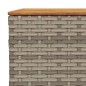 vidaXL Set de sofás de jardín 7 pzas con cojines ratán sintético gris vidaXL Set de sofás de jardín 7 pzas con cojines ratán sintético gris