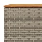 vidaXL Set de sofás de jardín 10 pzas con cojines ratán sintético gris vidaXL Set de sofás de jardín 10 pzas con cojines ratán sintético gris