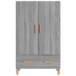 vidaXL Aparador alto de madera contrachapada gris Sonoma 70x31x115 cm vidaXL Aparador alto de madera contrachapada gris Sonoma 70x31x115 cm