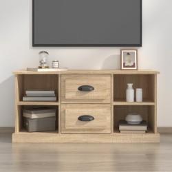 vidaXL Mueble para TV madera contrachapada roble Sonoma 99,5x35,5x48cm