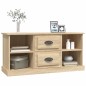vidaXL Mueble para TV madera contrachapada roble Sonoma 99,5x35,5x48cm vidaXL Mueble para TV madera contrachapada roble Sonoma 99,5x35,5x48cm