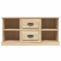 vidaXL Mueble para TV madera contrachapada roble Sonoma 99,5x35,5x48cm vidaXL Mueble para TV madera contrachapada roble Sonoma 99,5x35,5x48cm