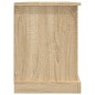 vidaXL Mueble para TV madera contrachapada roble Sonoma 99,5x35,5x48cm vidaXL Mueble para TV madera contrachapada roble Sonoma 99,5x35,5x48cm