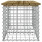vidaXL Banco jardín diseño gaviones madera pino impregnada 103x44x42cm vidaXL Banco jardín diseño gaviones madera pino impregnada 103x44x42cm