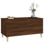 vidaXL Mesa de centro madera contrachapada roble marrón 90x44,5x45 cm vidaXL Mesa de centro madera contrachapada roble marrón 90x44,5x45 cm