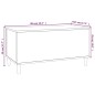 vidaXL Mesa de centro madera contrachapada roble marrón 90x44,5x45 cm vidaXL Mesa de centro madera contrachapada roble marrón 90x44,5x45 cm