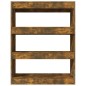 vidaXL Estantería madera contrachapada roble ahumado 80x30x103 cm vidaXL Estantería madera contrachapada roble ahumado 80x30x103 cm