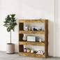 vidaXL Estantería madera contrachapada roble ahumado 80x30x103 cm vidaXL Estantería madera contrachapada roble ahumado 80x30x103 cm