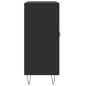 vidaXL Aparador de madera de ingeniería negro 90x34x80 cm vidaXL Aparador de madera de ingeniería negro 90x34x80 cm