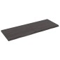 vidaXL Estante pared madera roble tratada marrón oscuro 140x50x(2-4)cm vidaXL Estante pared madera roble tratada marrón oscuro 140x50x(2-4)cm