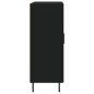 vidaXL Aparador de madera de ingeniería negro 69,5x34x90 cm vidaXL Aparador de madera de ingeniería negro 69,5x34x90 cm
