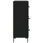 vidaXL Aparador de madera de ingeniería negro 69,5x34x90 cm vidaXL Aparador de madera de ingeniería negro 69,5x34x90 cm