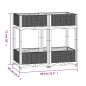 vidaXL Arriate 80x40x71 cm polipropileno vidaXL Arriate 80x40x71 cm polipropileno
