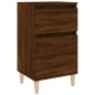 vidaXL Mesita de noche color roble marrón 40x35x70 cm vidaXL Mesita de noche color roble marrón 40x35x70 cm