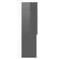 vidaXL Armario de lavadora gris brillante 70,5x25,5x90 cm
