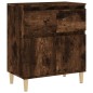 vidaXL Aparador madera contrachapada color roble ahumado 60x35x70 cm vidaXL Aparador madera contrachapada color roble ahumado 60x35x70 cm