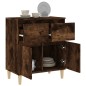 vidaXL Aparador madera contrachapada color roble ahumado 60x35x70 cm vidaXL Aparador madera contrachapada color roble ahumado 60x35x70 cm