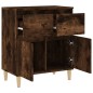 vidaXL Aparador madera contrachapada color roble ahumado 60x35x70 cm vidaXL Aparador madera contrachapada color roble ahumado 60x35x70 cm