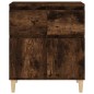 vidaXL Aparador madera contrachapada color roble ahumado 60x35x70 cm vidaXL Aparador madera contrachapada color roble ahumado 60x35x70 cm