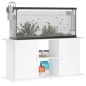 vidaXL Soporte para acuario madera de ingeniería blanco 121x41x58 cm vidaXL Soporte para acuario madera de ingeniería blanco 121x41x58 cm