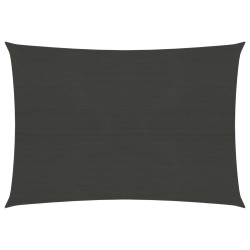 vidaXL Toldo de vela gris antracita HDPE 160 g/m² 2,5x3,5 m 