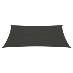 vidaXL Toldo de vela gris antracita HDPE 160 g/m² 2,5x3,5 m 