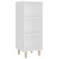 vidaXL Aparador de madera contrachapada blanco 34,5x32,5x90 cm vidaXL Aparador de madera contrachapada blanco 34,5x32,5x90 cm
