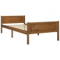 vidaXL Estructura de cama madera maciza pino marrón miel 90x200 cm vidaXL Estructura de cama madera maciza pino marrón miel 90x200 cm