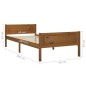 vidaXL Estructura de cama madera maciza pino marrón miel 90x200 cm vidaXL Estructura de cama madera maciza pino marrón miel 90x200 cm