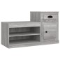 vidaXL Mueble zapatero madera contrachapada gris Sonoma 100x42x60 cm vidaXL Mueble zapatero madera contrachapada gris Sonoma 100x42x60 cm