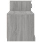vidaXL Mueble zapatero madera contrachapada gris Sonoma 100x42x60 cm vidaXL Mueble zapatero madera contrachapada gris Sonoma 100x42x60 cm