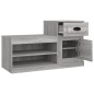 vidaXL Mueble zapatero madera contrachapada gris Sonoma 100x42x60 cm vidaXL Mueble zapatero madera contrachapada gris Sonoma 100x42x60 cm