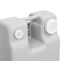 vidaXL Depósito de agua con ruedas para camping gris 75 l