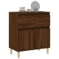 vidaXL Aparador madera contrachapada marrón roble 60x35x70 cm vidaXL Aparador madera contrachapada marrón roble 60x35x70 cm
