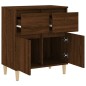vidaXL Aparador madera contrachapada marrón roble 60x35x70 cm vidaXL Aparador madera contrachapada marrón roble 60x35x70 cm
