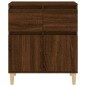 vidaXL Aparador madera contrachapada marrón roble 60x35x70 cm vidaXL Aparador madera contrachapada marrón roble 60x35x70 cm