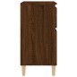vidaXL Aparador madera contrachapada marrón roble 60x35x70 cm vidaXL Aparador madera contrachapada marrón roble 60x35x70 cm
