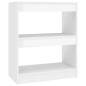 vidaXL Estantería/divisor de espacios blanco brillante 60x30x72 cm vidaXL Estantería/divisor de espacios blanco brillante 60x30x72 cm