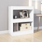 vidaXL Estantería/divisor de espacios blanco brillante 60x30x72 cm vidaXL Estantería/divisor de espacios blanco brillante 60x30x72 cm