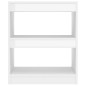 vidaXL Estantería/divisor de espacios blanco brillante 60x30x72 cm vidaXL Estantería/divisor de espacios blanco brillante 60x30x72 cm