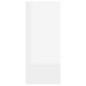 vidaXL Estantería/divisor de espacios blanco brillante 60x30x72 cm vidaXL Estantería/divisor de espacios blanco brillante 60x30x72 cm