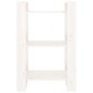 vidaXL Estantería/divisor de espacios madera pino blanco 60x35x91 cm vidaXL Estantería/divisor de espacios madera pino blanco 60x35x91 cm