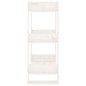 vidaXL Estantería/divisor de espacios madera pino blanco 60x35x91 cm vidaXL Estantería/divisor de espacios madera pino blanco 60x35x91 cm