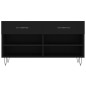vidaXL Banco zapatero madera de ingeniería negro 102x35x55 cm vidaXL Banco zapatero madera de ingeniería negro 102x35x55 cm