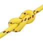 vidaXL Cuerda de barco polipropileno amarillo 20 mm 25 m
