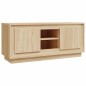 vidaXL Mueble de TV madera contrachapada roble Sonoma 102x35x45 cm vidaXL Mueble de TV madera contrachapada roble Sonoma 102x35x45 cm