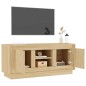 vidaXL Mueble de TV madera contrachapada roble Sonoma 102x35x45 cm vidaXL Mueble de TV madera contrachapada roble Sonoma 102x35x45 cm