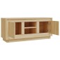 vidaXL Mueble de TV madera contrachapada roble Sonoma 102x35x45 cm vidaXL Mueble de TV madera contrachapada roble Sonoma 102x35x45 cm