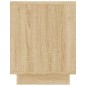 vidaXL Mueble de TV madera contrachapada roble Sonoma 102x35x45 cm vidaXL Mueble de TV madera contrachapada roble Sonoma 102x35x45 cm